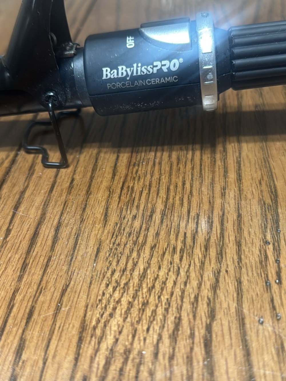 BaBylissPRO Porcelain Ceramic Curling Iron - Black